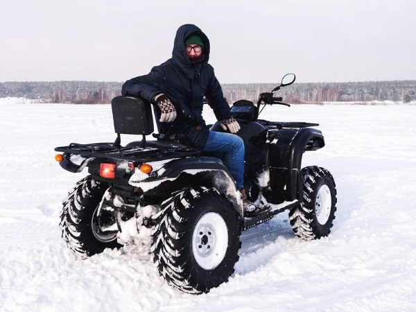 Snow motorcycle kart