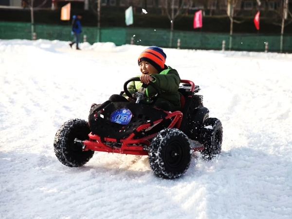 Snow motorcycle kart