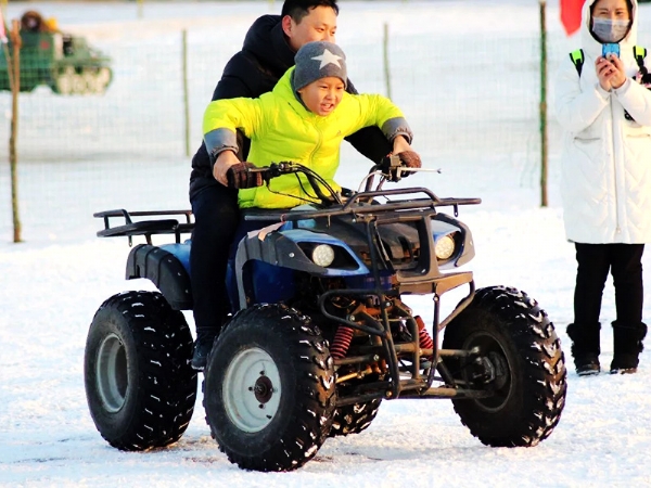 Snow motorcycle kart