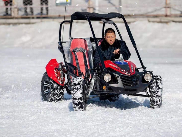 Snow motorcycle kart