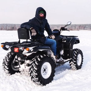 Snow motorcycle kart