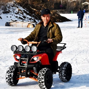 Snow motorcycle kart