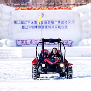 Snow motorcycle kart