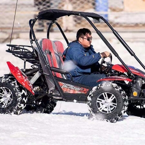 Snow motorcycle kart