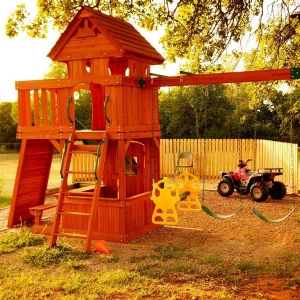 Wooden combination slide series