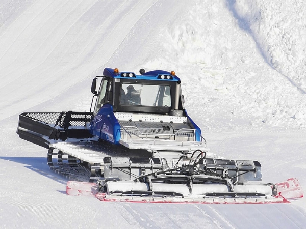Snow compactor in Bole City, Xinjiang