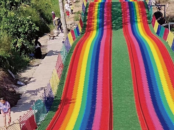 Rainbow Slide in Tengzhou City, Shandong Province