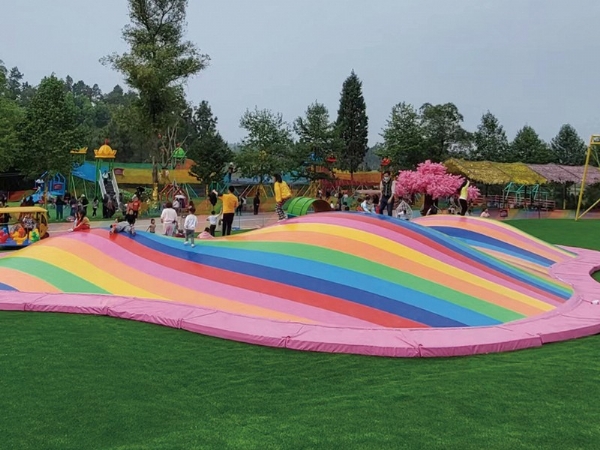 The Non-powered Amusement Park in Tianshui City, Gansu Province