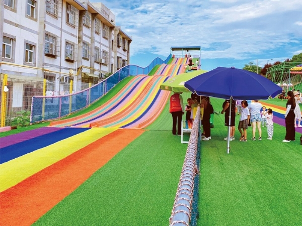 The Seven-color Slide in Longkou City, Shandong Province