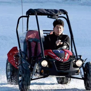 Snow off-roading in Handan City, Hebei Province