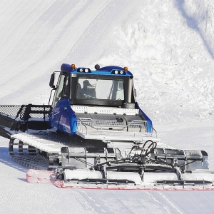 Snow compactor in Bole City, Xinjiang