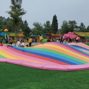 The Non-powered Amusement Park in Tianshui City, Gansu Province