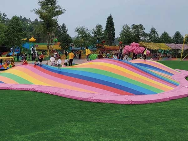 The Non-powered Amusement Park in Tianshui City, Gansu Province
