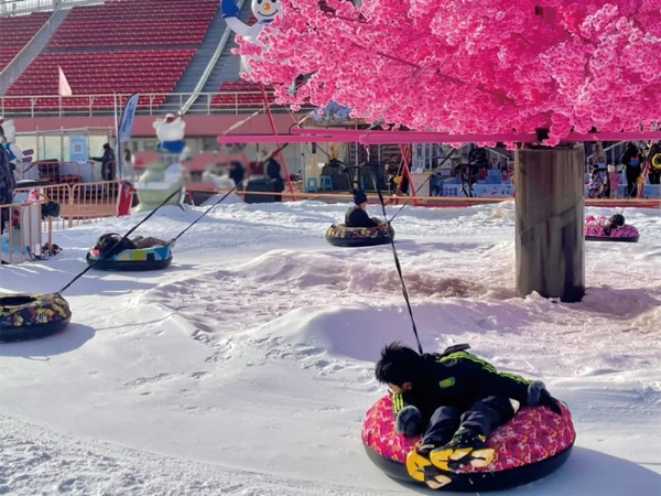 陕西省延安市雪地转转